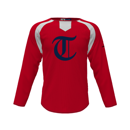 [CUS-DFW-PULL-FLC-CNK-LSL-RED-YS-LOGO2] Pullover (Youth S, Red, Logo 2)