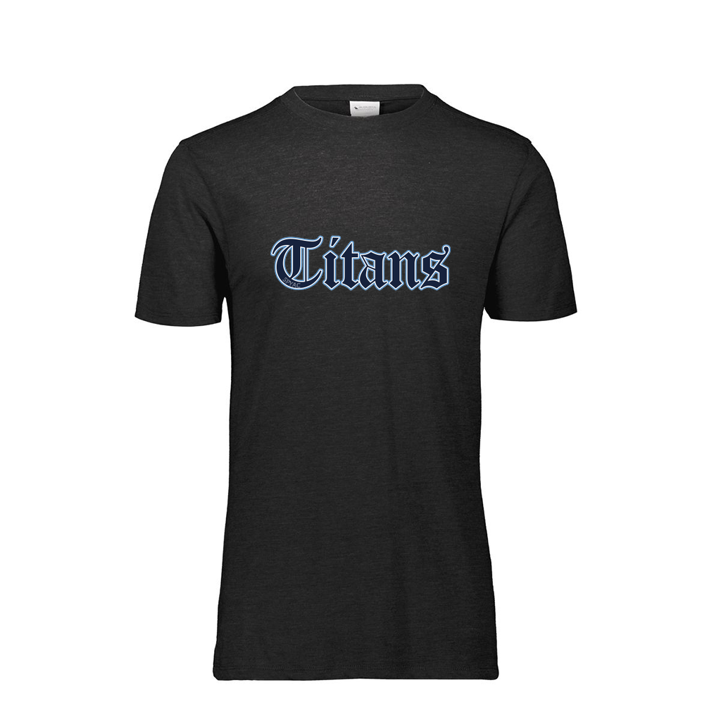 [FTSCUBBK-AS-LOGO1] Decker Adult Tri-Blend T-Shirt - Short Sleeve (Black, Adult S, Logo 1)