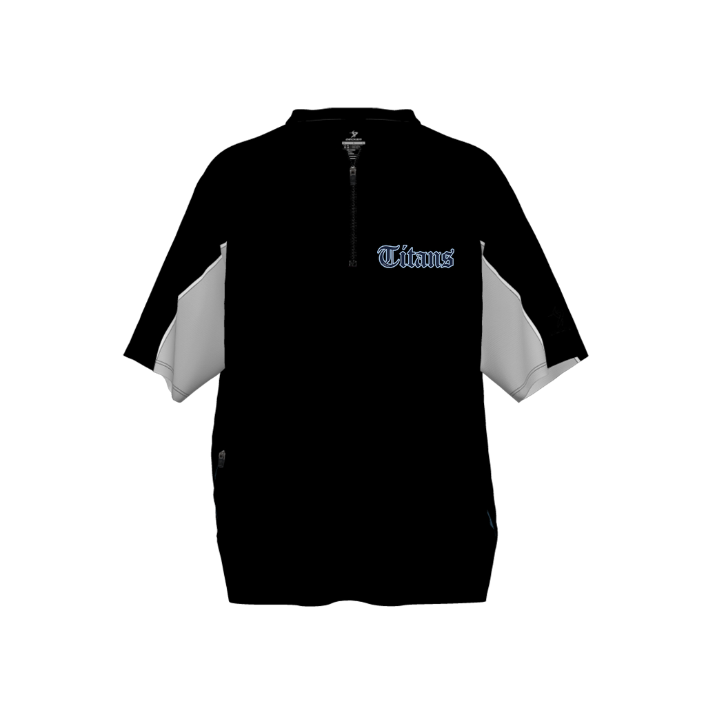 [CUS-DFW-WIND-PER-SSL-BLK-YS-LOGO1] Wind Jacket (Logo 1, Youth S, Black)