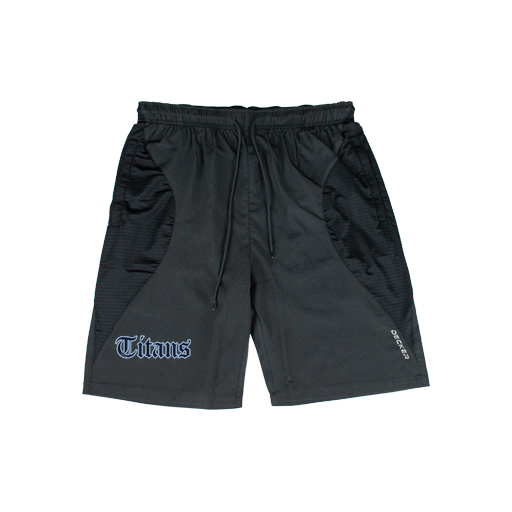[CUS-DFW-SHOR-PER-CRV-BLK-YXXS-LOGO1] Decker Shorts (Curve Shorts) (Logo 1, Youth XXS, Black)