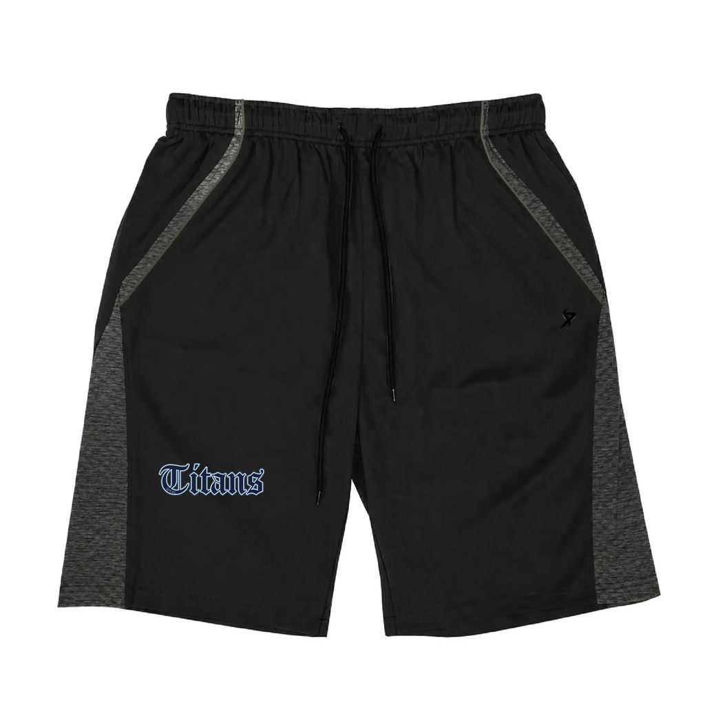 [DEC-ANGLE-SHORT-YXXS-BLK-LOGO1] Decker Shorts (Angle Shorts) (Youth XXS, Logo 1)