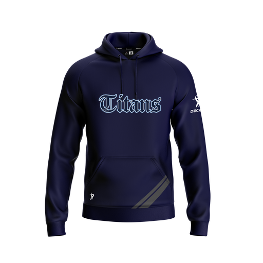 [FOLHSMNV-YXS-LOGO1] Decker Summit Hoodie (Youth XS, Navy, Logo 1)