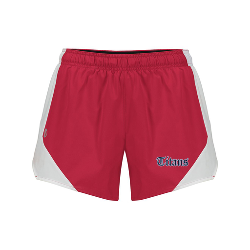 [229489.H01.S-LOGO1] Girls Olympus Shorts (Female Youth S, Red, Logo 1)