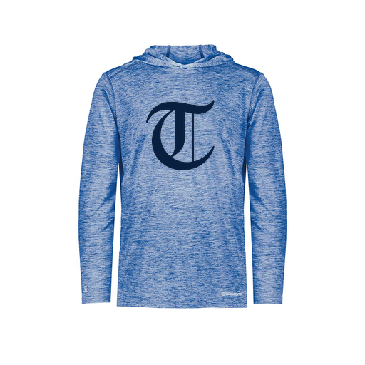 [FOLHCGRY-YS-LOGO2] Decker Youth Charge Hoodie (Youth S, Royal, Logo 2)