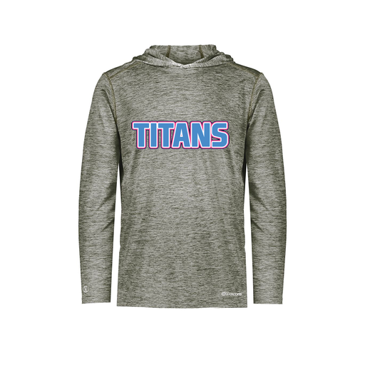 [FOLHCGGY-YS-LOGO3] Decker Youth Charge Hoodie (Youth S, Gray, Logo 3)