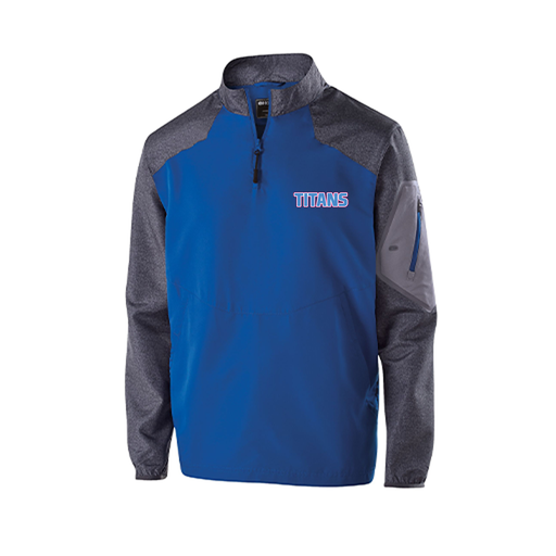 [229155.H02.XS-LOGO3] Men's Raider LS Pullover (Adult XS, Royal, Logo 3)